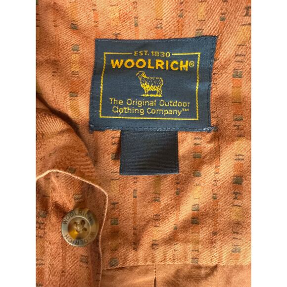 Vintage woolrich terracotta/ rust Aztec button down men’s L - Picture 4 of 9